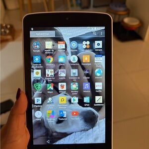 Black Tablet with Touchscreen Display